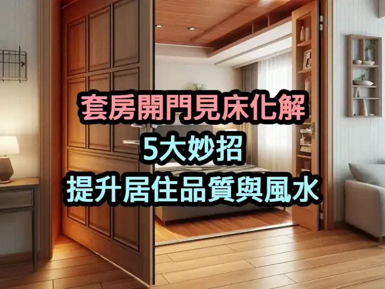 套房開門見床化解：5大妙招提升居住品質與風水