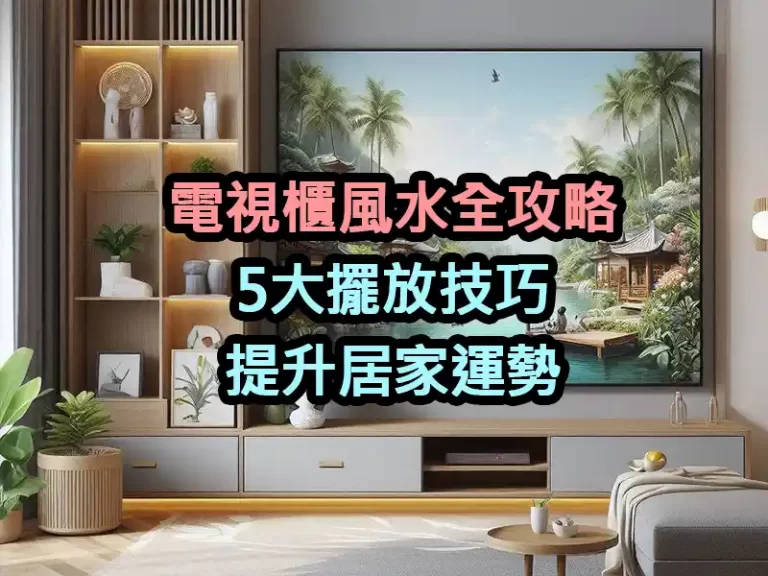 電視櫃風水全攻略：5大擺放技巧提升居家運勢