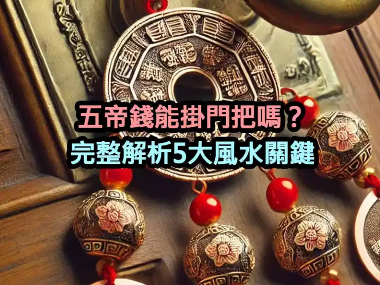 五帝錢能掛門把嗎？完整解析5大風水關鍵