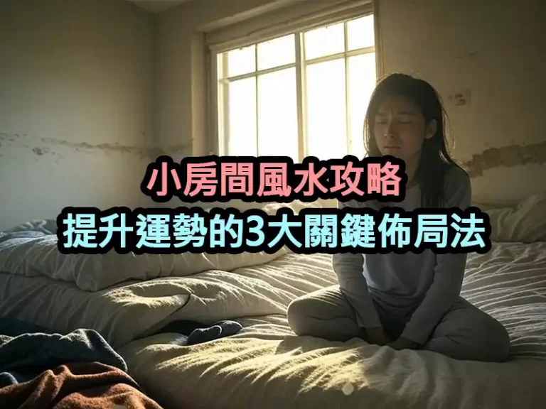 小房間風水攻略：提升運勢的3大關鍵佈局法