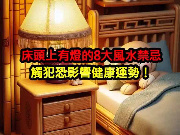 床頭上有燈的8大風水禁忌：觸犯恐影響健康運勢！