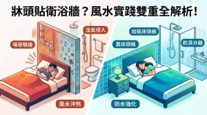 床頭與浴室共壁怎麼化解？風水與實際問題完整解析