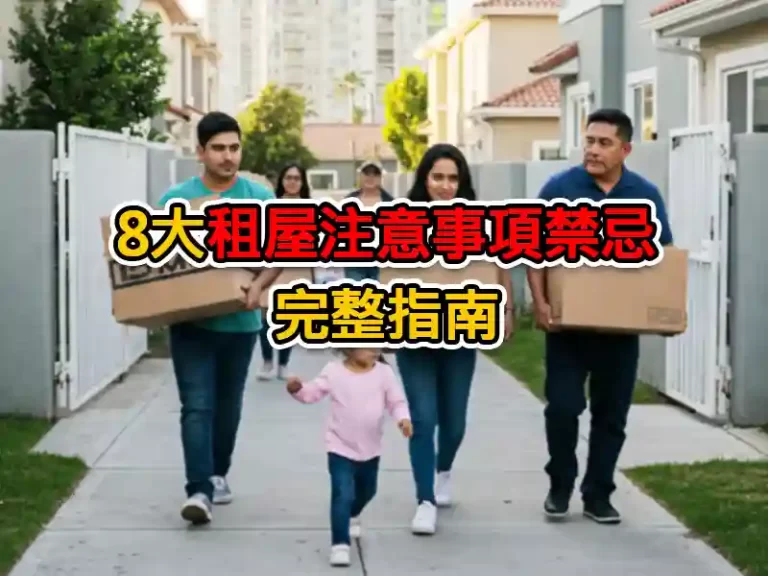 8大租屋注意事項禁忌：完整指南