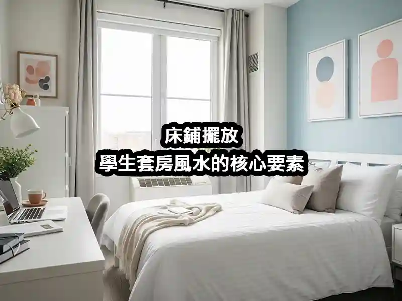 床鋪擺放：學生套房風水的核心要素