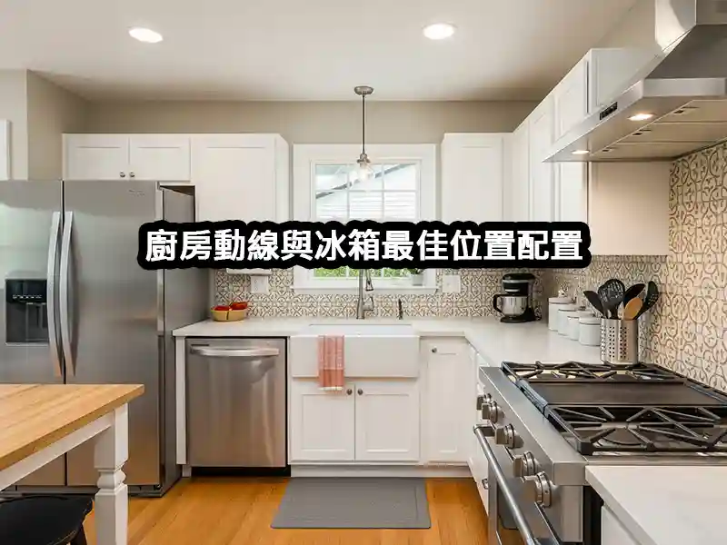 廚房動線與冰箱最佳位置配置