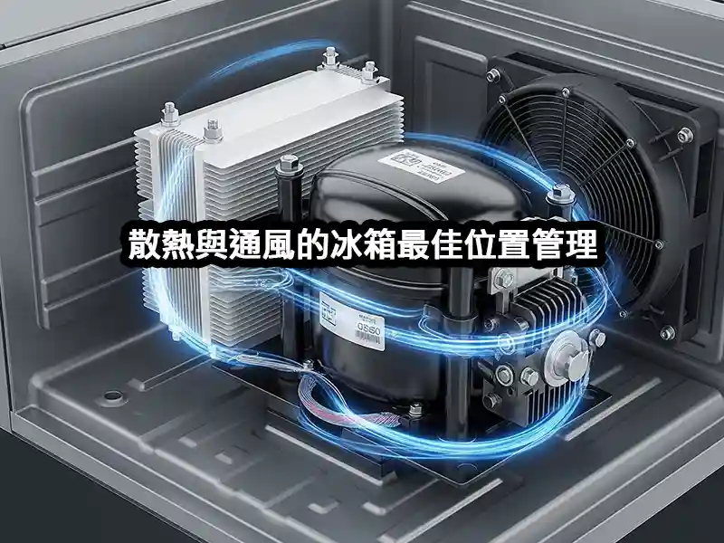散熱與通風的冰箱最佳位置管理