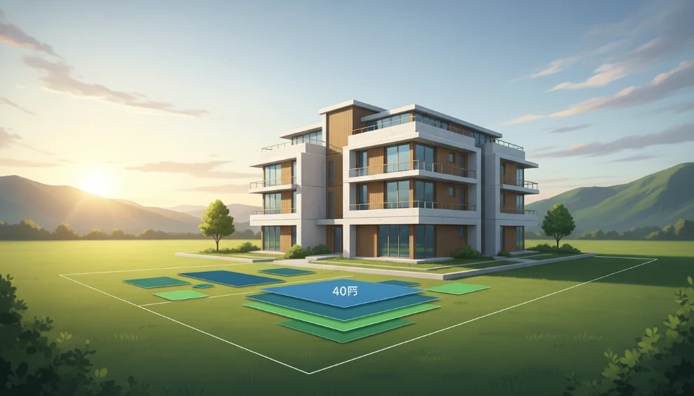 40坪建地能蓋幾坪？ 專業視覺圖