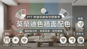 莫蘭迪色系牆面配色:PTT熱搜低飽和空間美學與優缺點解析